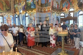 Самоков - храм „Свети Панталеймон“ - патрирах Даниил - литургия