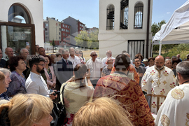 Самоков - храм „Свети Панталеймон“ - патрирах Даниил - литургия