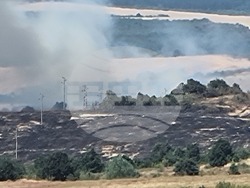 Село Лесово - пожар - брифинг