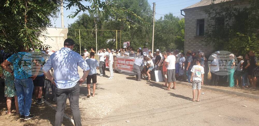 Протест в Тараклия по време на визитата на премиерите на Молдова и България
