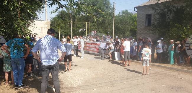 Протест в Тараклия по време на визитата на премиерите на Молдова и България