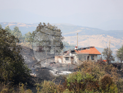 Симитли - пожар