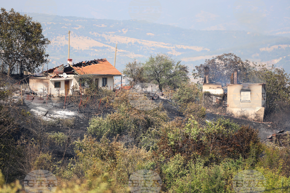 Симитли - пожар