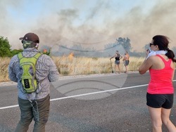 Село Козарево - пожар - хеликоптер