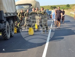 Село Козарево - пожар - хеликоптер