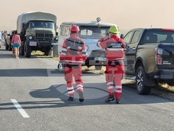 Село Козарево - пожар - хеликоптер