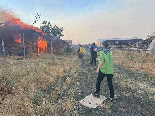 Около 50 000 декара е засегнал пожарът в землищата на Тополовград и Свиленград