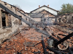 Село Дъбова махала - пожар