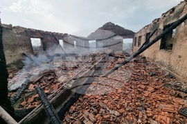 Село Дъбова махала - пожар