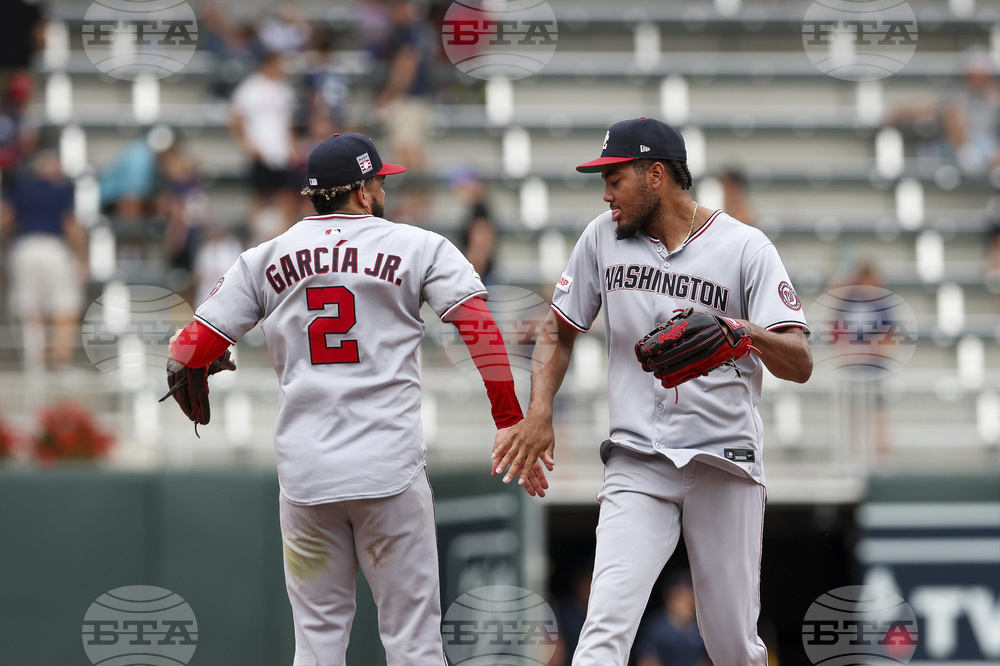 Nationals Twins Baseball