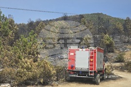 Село Илинденци - пожар