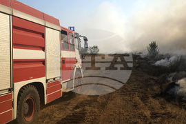 Сакар планина - пожар - гасене