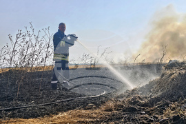 Сакар планина - пожар - гасене
