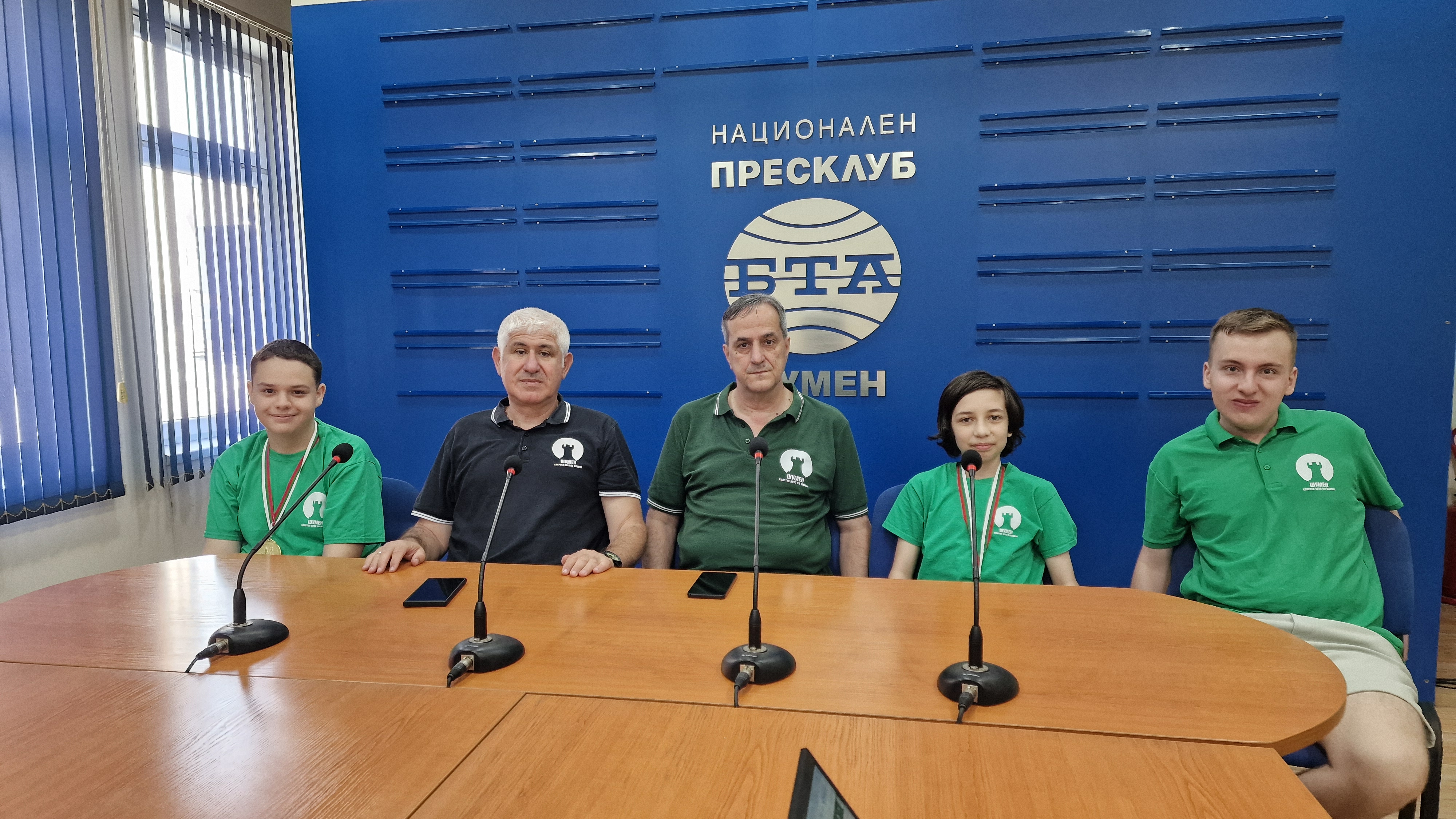 Пресконференция на Спортен клуб по шахмат "Шумен" за Международния турнир по ускорен шахмат и блиц Опен "Шумен" и дейностите на клуба