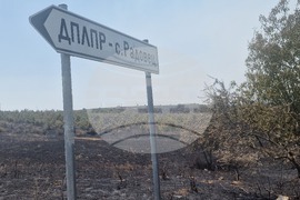 Село Радовец - пожар