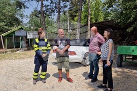 Село Радовец - пожар