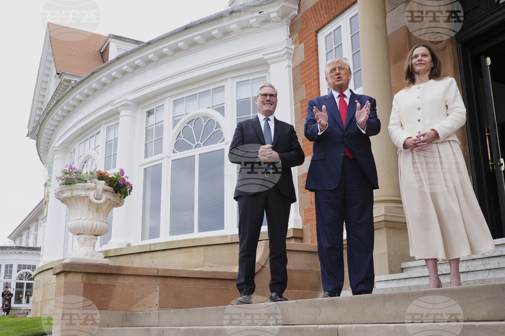 APTOPIX Trump Scotland