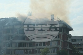 Булевард „Aкадемик Иван Евстратиев Гешов” - сграда - пожар