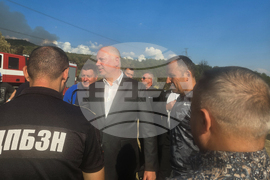 Село Илинденци - землище - пожар