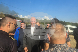 Село Илинденци - землище - пожар