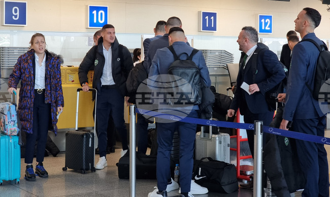 Варна - Лудогорец - футболисти - отпътуване