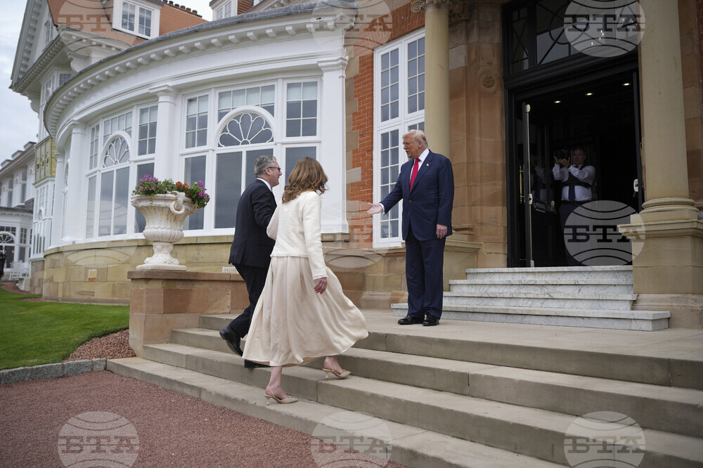 APTOPIX Trump Scotland