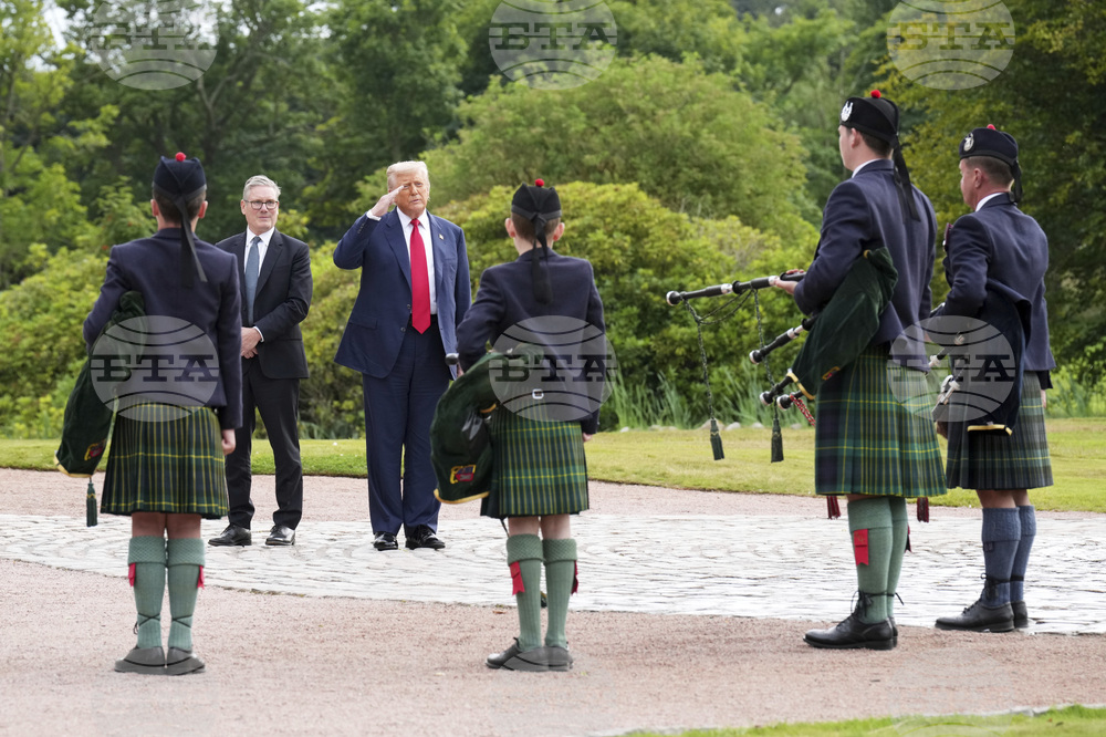APTOPIX Trump Scotland