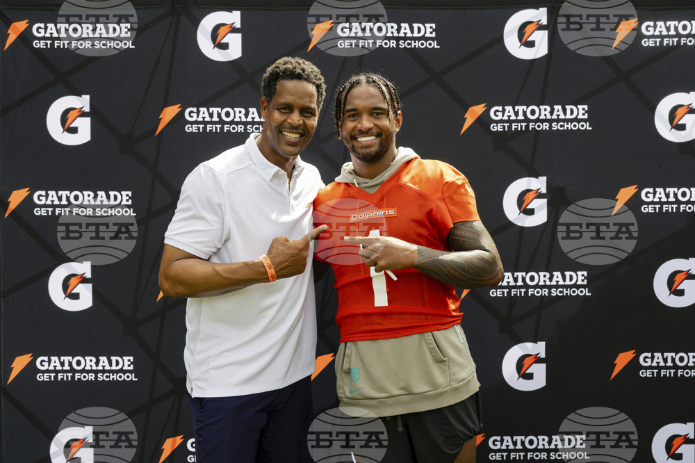Gatorade "Get Fit for School" with the Miami Dolphins