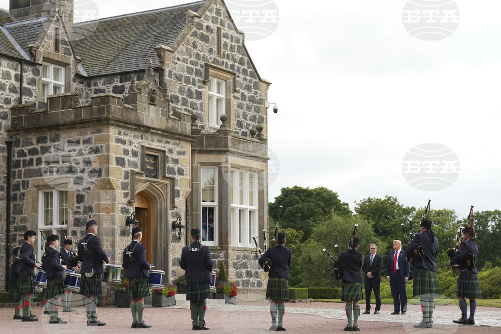 APTOPIX Trump Scotland