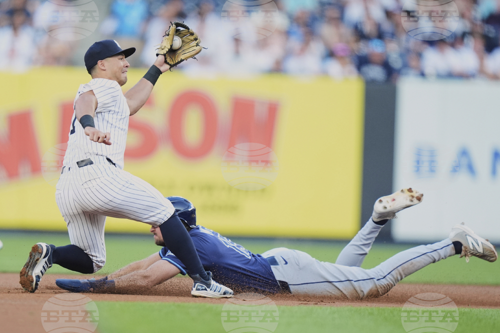 Rays Yankees Baseball
