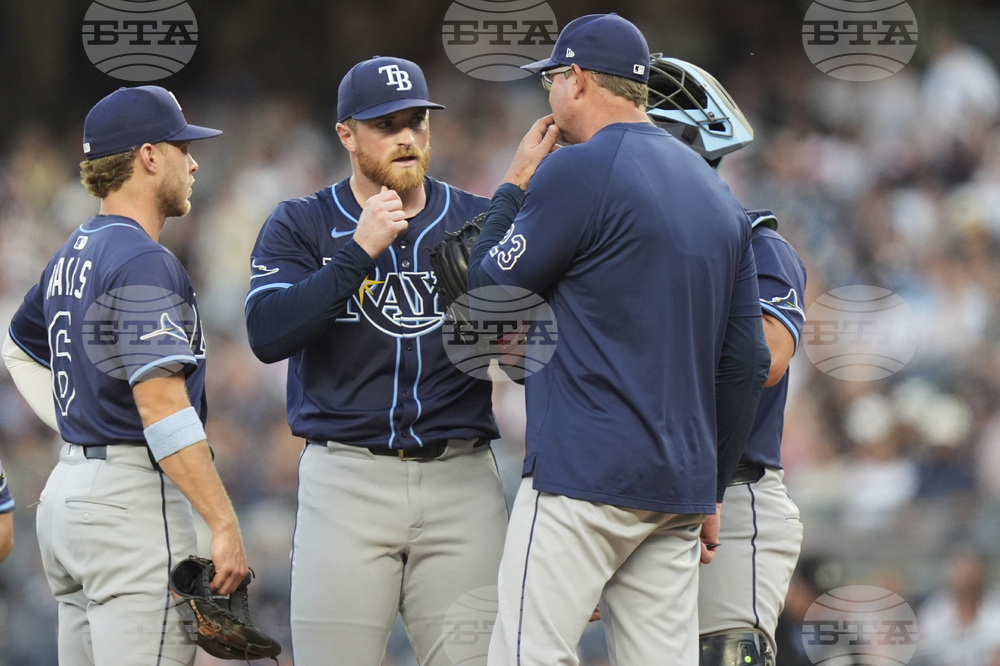 Rays Yankees Baseball