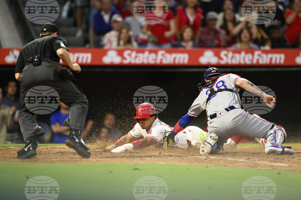 Rangers Angels Baseball