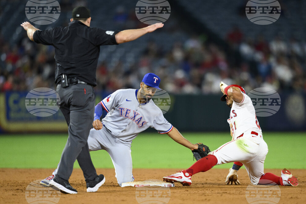 Rangers Angels Baseball