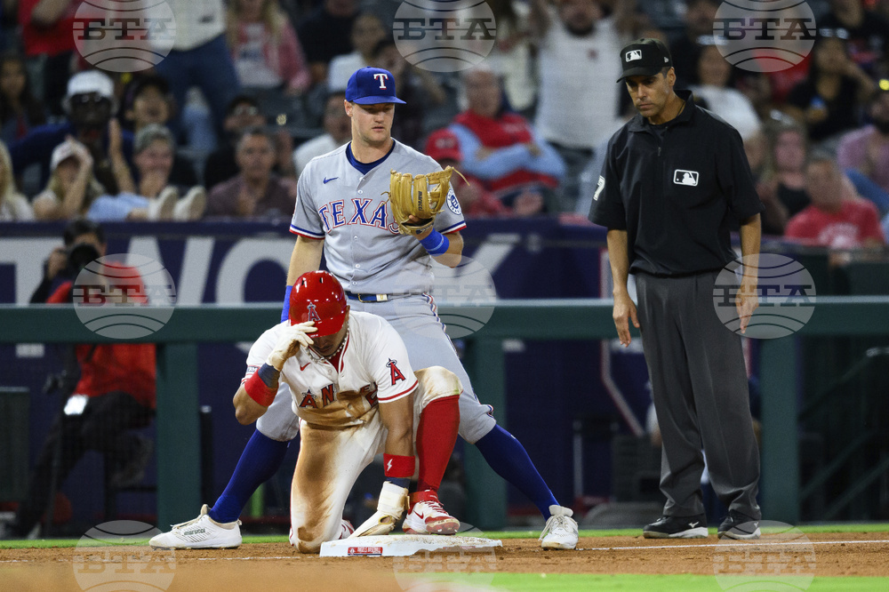 Rangers Angels Baseball
