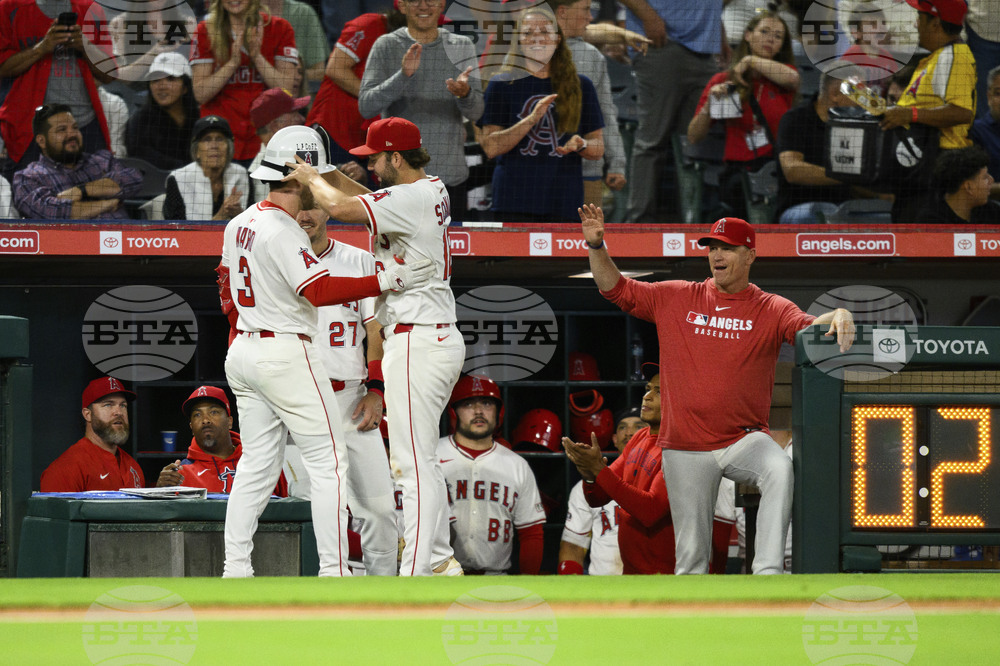 Rangers Angels Baseball