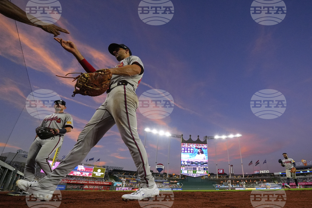 APTOPIX Braves Royals Baseball