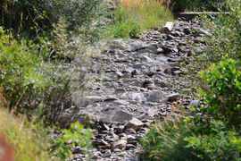 Благоевград - река Благоевградска Бистрица - засушаване