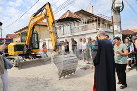 Село Йоаким Груево - реконструкция - първа копка