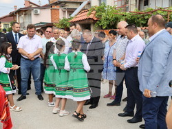Село Йоаким Груево - министър Иван Иванов - първа копка