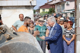 Село Йоаким Груево - министър Иван Иванов - първа копка