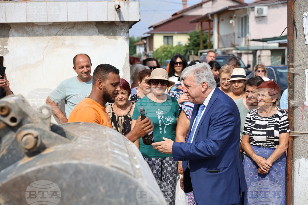 Село Йоаким Груево - министър Иван Иванов - първа копка