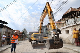 Село Йоаким Груево - реконструкция - първа копка