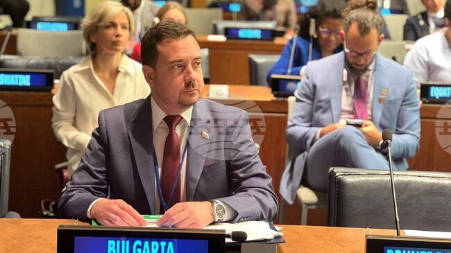 Deputy Foreign Minister Pavlov Participates in UN Sustainable Development Forum