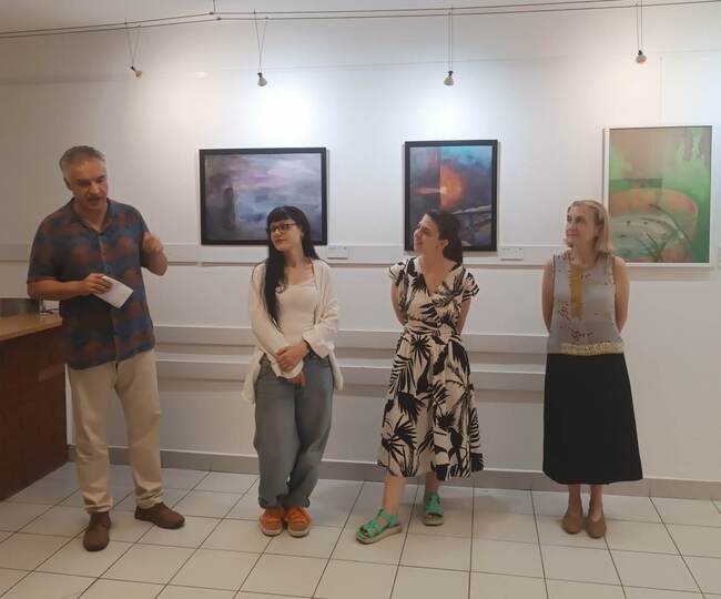 Изложба „Композиция в движение“ бе открита в Българския културен институт в Будапеща