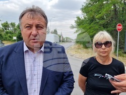 Шумен - ремонт на път - Пети километър