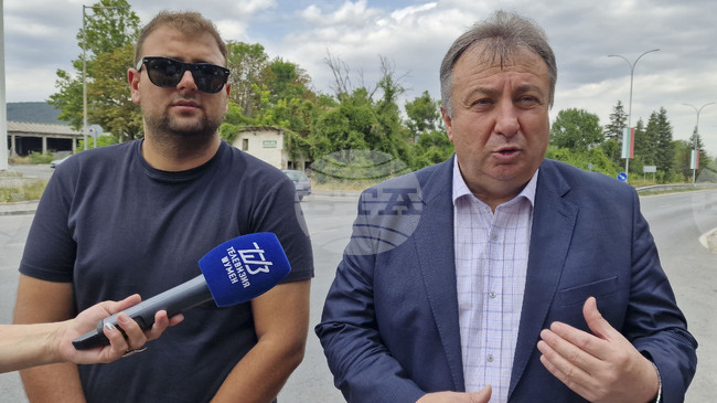 Шумен - ремонт на път - Пети километър