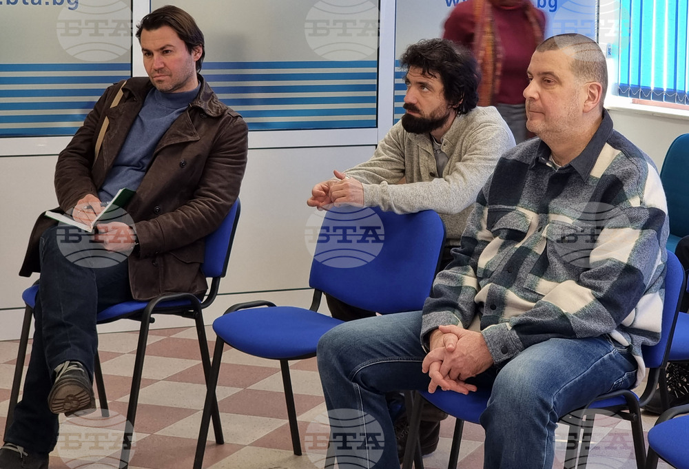 Национален пресклуб на БТА Варна - среща - "Паметните знаци за Левски"