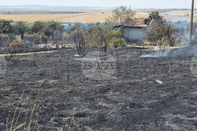 Мъж на 60 години е задържан за предизвикан пожар в радневското село Трънково