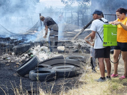 Ямбол - пожар - местност Курткая