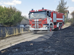 Ямбол - пожар - местност Курткая